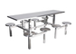 โต๊ะและเก้าอี้สแตนเลสสตีลผลิตภัณฑ์ก่อสร้างความสูง 720-760 มม. ขนาดที่กำหนดเอง ผู้ผลิต